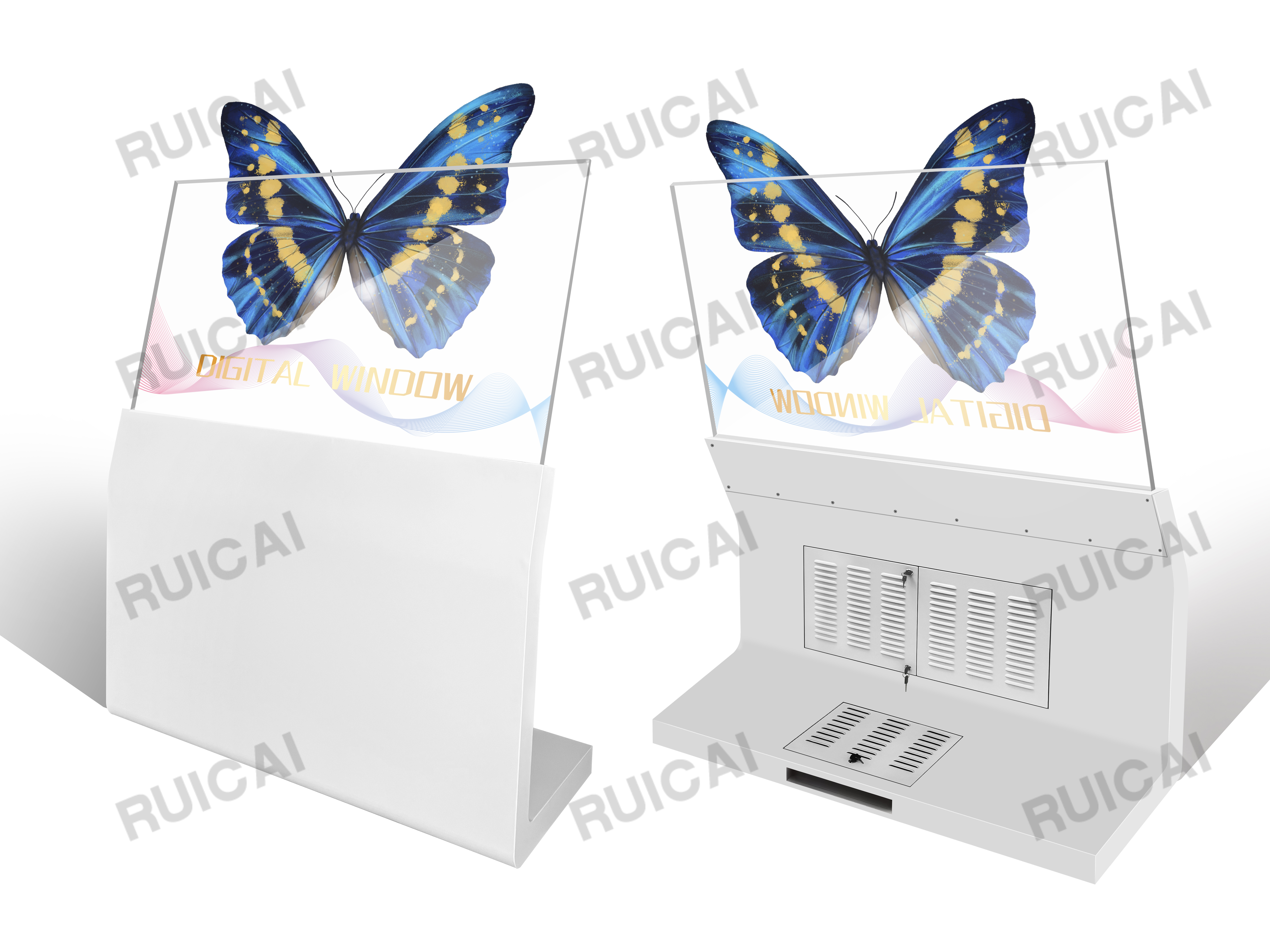 55 inch OLED transparent displ